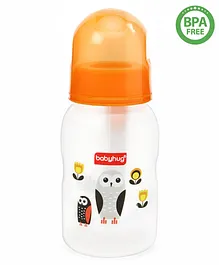 Babyhug Cereal Feeder With Spoon Orange - 150 ml