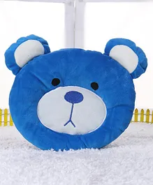 Play Toons Teddy Face Pillow - Blue