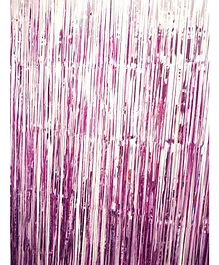 Syga Metallic Foil Curtain - Light Purple