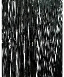 Syga Metallic Foil Curtain - Black