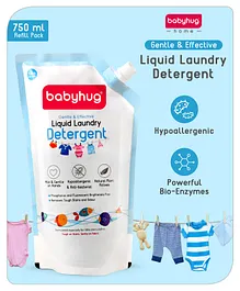 Babyhug Liquid Laundry Detergent Refill Pack - 750 ml