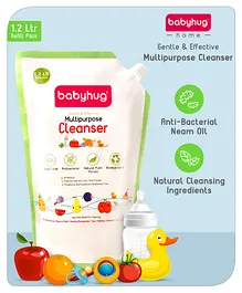 Babyhug Feeding Bottle Accessories & Vegetables Liquid Cleanser Refill Pack - 1200 ml
