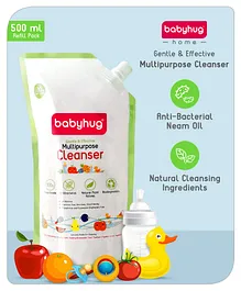Babyhug Feeding Bottle Accessories & Vegetables Liquid Cleanser Refill Pack - 500 ml