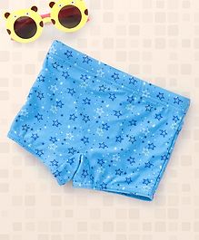 Babyhug Swimming Trunk Star Print - Blue