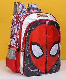 Marvel Spider Man Flap School Bag Red - 16 Inches