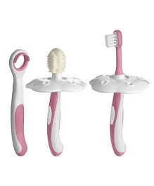 Fisher Price Ultra Care Oral Hygiene Combo Kit Pink - 4 Pieces