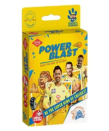 Kaadoo Power Blast CSK Cricket Card Game - 55 Cards