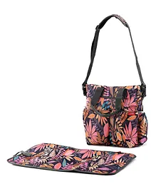 Luv Lap Adore Diaper Bag Floral Print - Pink