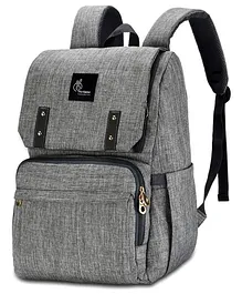 R for Rabbit Caramello Grand Back Pack Diaper Bag - Grey