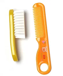Rikang Baby Brush & Comb Set - Yellow