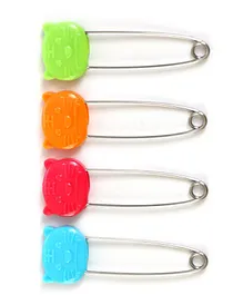 Rikang Safety Pin Multicolor - Pack of 4 