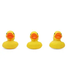 Ratnas Squeaky Bath Toys Duck Pack Of 3 - Yellow