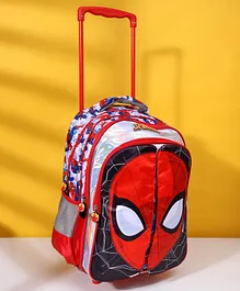 Marvel Spider Man School Trolley Bag With Flap Multicolour - 16 Inches