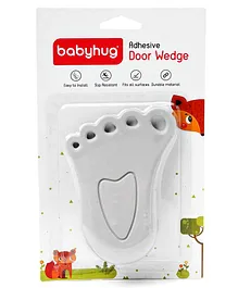 Babyhug Adhesive Door Wedge - White