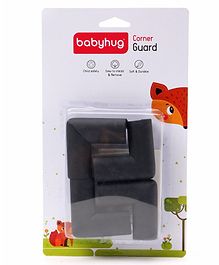 Babyhug Corner Edge Protector Pack Of 4 - Black