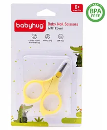 Babyhug Nail Scissor With Cover - Yellow