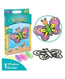 Imagi Make Fleximos Window Art Butterfly Sticker - Multicolour