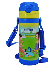 Milton Campy 650 Chota Bheem Stainless Steel Insulated Water Bottle Blue - 410 ml