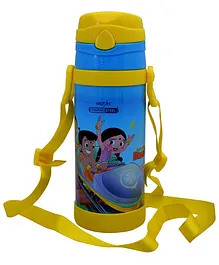 Milton Campy 650 Thermosteel Sipper Bottle Chota Bheem Print Blue Yellow - 410 ml
