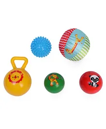 Fisher Price Basic Elementary Training Balls Multicolor (Set of 5 Balls) 