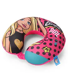 Barbie Plush Neck Support Pillow - Pink