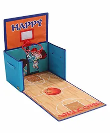 Baksetball Storage Box with Playmat - Blue