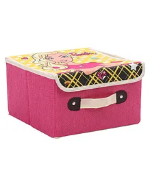 Barbie Multi Storage Box with Handle - PInk