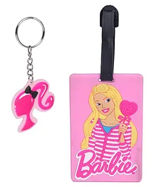 Barbie Luggage Tag And Key Chain - Pink