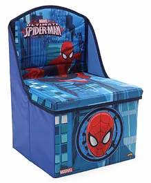 Marvel Spider- Man Storage Sitting Chair Cum Storage Box - Blue