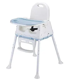 Syga Height Adjustable High Chair - Blue