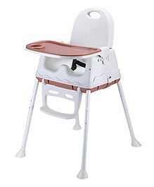 Syga Height Adjustable High Chair - Brown