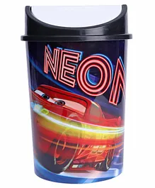 Disney Pixar Car Plastic Swing Bin With Lid - Multicolour