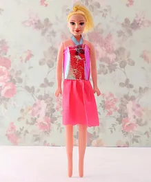 Hrijoy Fashion Doll Blue Pink - Height 25.5 cm