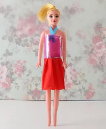 Hrijoy Beauty Fashion Doll Red - Height 25.5 cm