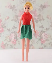 Hrijoy Fashion Doll Green Red- Height 25.5 cm