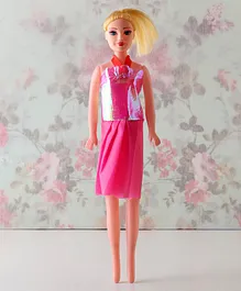 Hrijoy Fashion Beauty Doll Pink - Height 25.5 cm