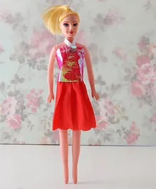 Hrijoy Beauty Fashion Doll Red - Height 25.5 cm