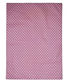 Abracadabra Polka Dotted Changing Mat - Dark Pink