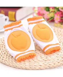 Abracadabra Knee Pads Apple Design  - Orange White