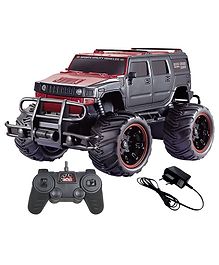 Toyshine Off Road Hummer Monster Racing Car With Remote Control - Red Black
