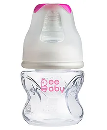 Beebaby Polypropylene Standard Neck Feeding Bottle Pink - 60 ml