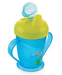 Beebaby Twin Handle Spout Sipper Cup Blue & Yellow - 180 ml