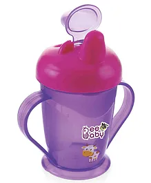 Beebaby Twin Handle Spout Sipper Cup Violet & Pink - 180 ml