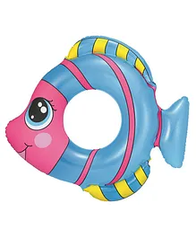 Bestway Friendly Fish Swimming Ring With Striped Design - Blue