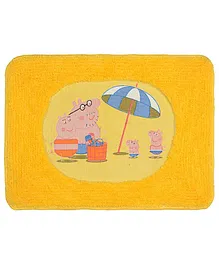 Saral Home Peppa Pig Soft Microfiber Anti Slip Bathmat - Yellow