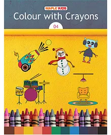 Colour With Crayons 4 Book - English