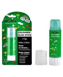 Scoobies Colored Glue Stick Green - 15 gm