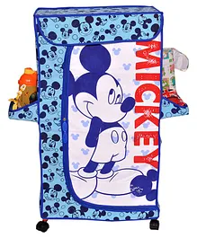 Disney By Kudos Mickey Mouse Almirah with 3 Shelves - Blue