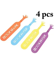 Syga Hand Shaped Bookmarks Multicolour - Set of 4