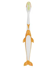 PASSION PETALS Dolphin Shape Toothbrush - Orange
